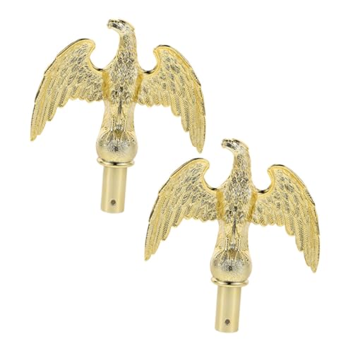 Toyvian 2 Stück Goldfarbene Adler Fahnenmast-Topper Wetterfestes Kunststoff-flaggenmast Ornament Einfache Anbringung Stabile Garten-flaggenmast Spitze Ersatz Toyvian 2 Stück Goldfarbene Adler Fahnenmast-Topper Wetterfestes Kunststoff-flaggenmast Ornament Einfache Anbringung Stabile Garten-flaggenmast Spitze Ersatz von Toyvian