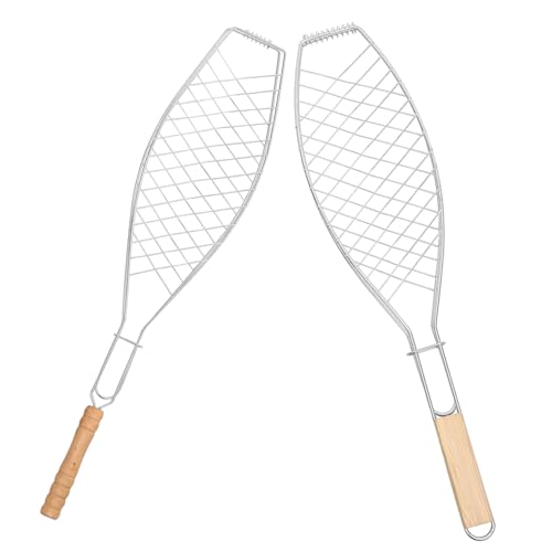 Toyvian 2 Stück Grill Kochen Körbe Gestell Korb Legierung“ von Toyvian
