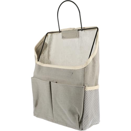 Toyvian 2 Stück Hängende Aufbewahrungstaschen aus Atmungsaktivem Stoff mit Seitentaschen Robuste Tür Wand Organizer für Schlafzimmer und Küche Platzsparend Leicht zu Reinigen Vielseitig von Toyvian