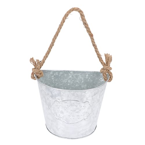 Toyvian 2 Stück Hängender Blumentopf Eisen mit Jute Seil Vintage Wandblumentopf für Kreative Raumgestaltung für Balkon Büro und und Langlebiges Pflanzgefäß für Innenräume Toyvian 2 Stück Hängender Blumentopf Eisen mit Jute Seil Vintage Wandblumentopf für Kreative Raumgestaltung für Balkon Büro und und Langlebiges Pflanzgefäß für Innenräume von Toyvian