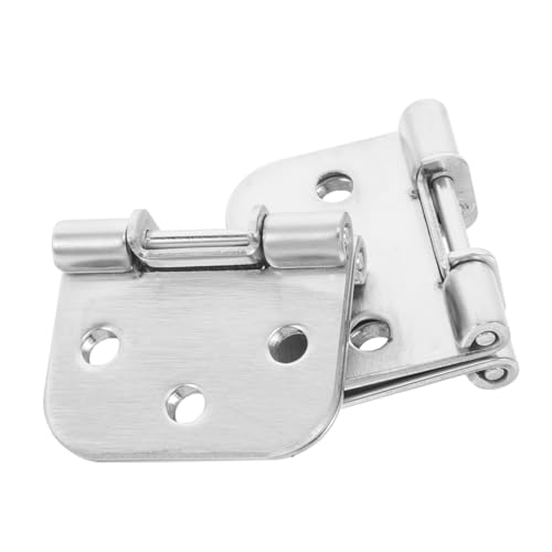 Toyvian 2 Stück Klappbare Edelstahl Scharniere Schwerlast Türscharnier für Yacht Wohnmobil Boot Faltbare Möbelbeschläge Langlebig Vielseitig für Klapptische und Klappstühle von Toyvian