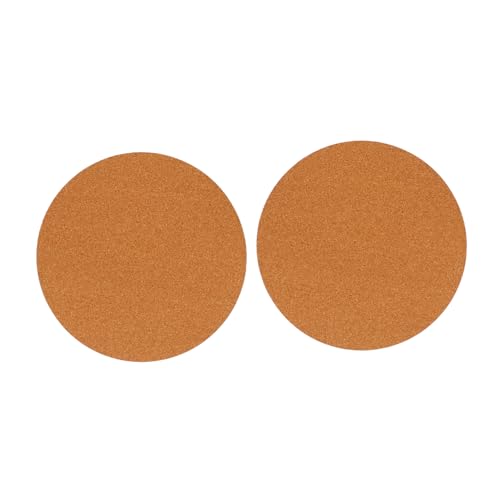 Toyvian 2 Stück Kork-Pflanzmatte Farbe Außenuntersetzer für Gartentische im Freien bellen Pflanzen Topfmatte für den Innenhof Blumenpot -Untersetzer Kork-Pads PP-Film von Toyvian