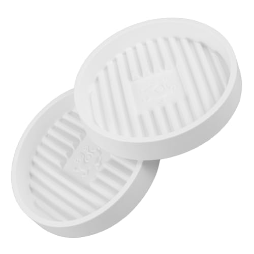 Toyvian 2 Stück Kunststoff Toilettenkolben Matte und Pflanzuntersetzer Robustes Vielseitiges Abtropf tablett für Bad und Zimmerpflanzen Praktische Aufbewahrung und Wasserschutz von Toyvian