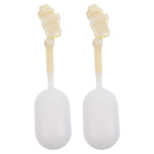 Toyvian 2 Stück Kunststoff-Wasserschwimmerventil: 1/2 Zoll Schwimmerkugelventil mit verstellbarem Arm zur automatischen Wasserstandsregelung von Tank-Vieh-Aquarien von Toyvian