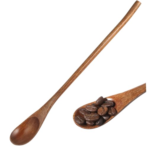 Toyvian 2 Stück Langer Holzlöffel Japanischer Stil Rührlöffel Honiglöffel aus Nanmu Holz Kleine Kaffeelöffel Retro Design für Kaffee Tee und Kochen Toyvian 2 Stück Langer Holzlöffel Japanischer Stil Rührlöffel Honiglöffel aus Nanmu Holz Kleine Kaffeelöffel Retro Design für Kaffee Tee und Kochen von Toyvian