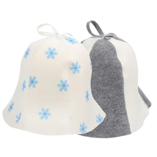 Toyvian 2 Stück Leichter Tragbarer Saunahut aus Hochwertigem Filz Bequeme Atmungsaktive Sauna Kopfbedeckung für Damen für Sauna Wellness und Reisen Passend für Langes und Lockiges Haar Toyvian 2 Stück Leichter Tragbarer Saunahut aus Hochwertigem Filz Bequeme Atmungsaktive Sauna Kopfbedeckung für Damen für Sauna Wellness und Reisen Passend für Langes und Lockiges Haar von Toyvian
