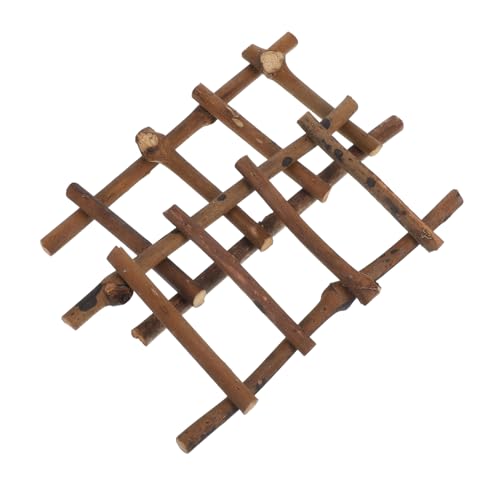 Toyvian 2stücke Miniatur Leiter Modell Aus Rattan Teiliges Für Garten-Dekoration Und Fotografie Charmante Requisiten Für Mikrolandschaften Und Miniaturgärten Hochwertiges Leichtes von Toyvian