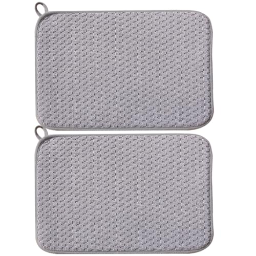 Toyvian 2 Stück Mikrofaser Abtropfmatte Saugfähige Küchenspüle Matte Rutschfest Wasserabsorbierende Abtropfunterlage für Geschirr Küchenspüle und Arbeitsplatte Toyvian 2 Stück Mikrofaser Abtropfmatte Saugfähige Küchenspüle Matte Rutschfest Wasserabsorbierende Abtropfunterlage für Geschirr Küchenspüle und Arbeitsplatte von Toyvian