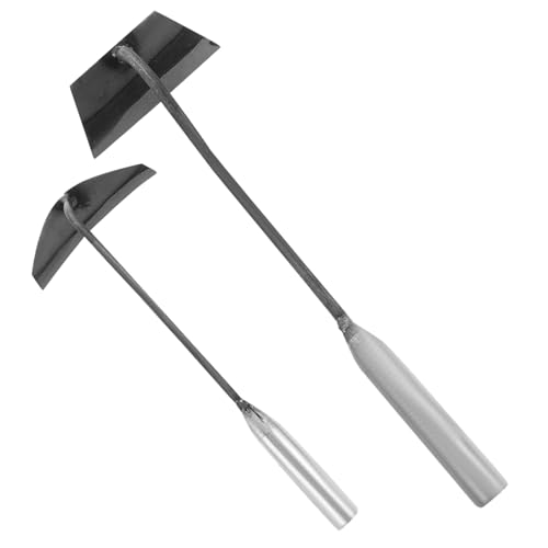 Toyvian 2 Stück Multipurpose Hand Hoes Teiliges aus Tragbare Gartenhacke für Unkrautentfernung und Bodenbearbeitung Robuste und Langlebige Gartengeräte für Gemüseanbau und von Toyvian