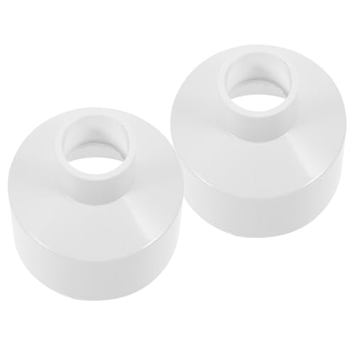 Toyvian 2 Stück PVC Wasserrohr Adapter Rohrverbinder für Hydroponik Langlebig Leicht Praktisch Vielseitig Einsetzbar Installieren Widerstandsfähig gegen Verformung und Verschleiß von Toyvian