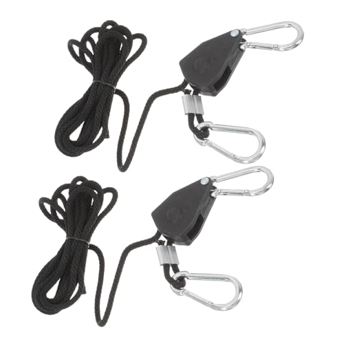 Toyvian 2stücke Einstellbare Riemen-halter Für Pflanzenlichter Mit Metall-ratschen Robuste Seilbefestigung Für Led-wachstumslampen Und Zimmerpflanzen Praktische Wiederverwendbare Aufhängun von Toyvian