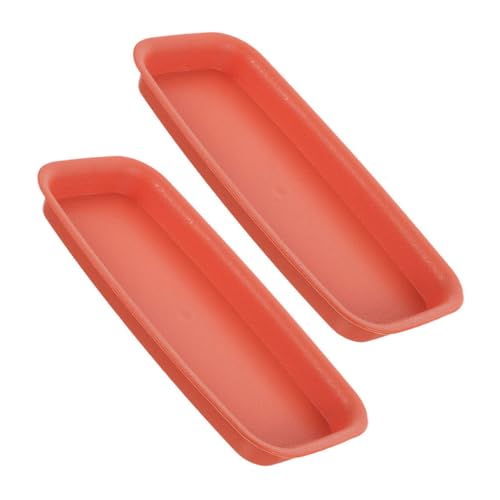 Toyvian 2stücke Rechteckiger Blumentopfuntersetzer Aus Kunststoff Pflanzenuntersetzer Für Innen Und Außenbereich Blumentopftablett Zur Wasserrückhaltung Gartenuntersetzer Für von Toyvian