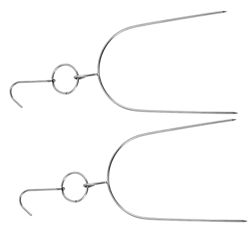 Toyvian 2 Stück Pipa Fork Röstete Entenwerkzeug Vertikaler Spieß Camping Grill Nicht -stick Im Freien Bbq Spießt Auf Fleischspieß Rostfreier Stahl Toyvian 2 Stück Pipa Fork Röstete Entenwerkzeug Vertikaler Spieß Camping Grill Nicht -stick Im Freien Bbq Spießt Auf Fleischspieß Rostfreier Stahl von Toyvian