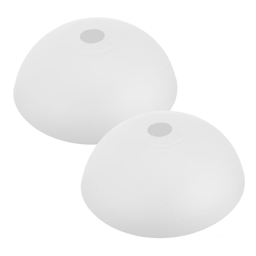 Toyvian 2 Stück Plastik Lampenschirm Kuppelform Minimalistischer Lampenschirm aus Kunststoff Dekorative Abdeckung für Schlafzimmer Wohnzimmer Büro Leicht zu Montieren von Toyvian