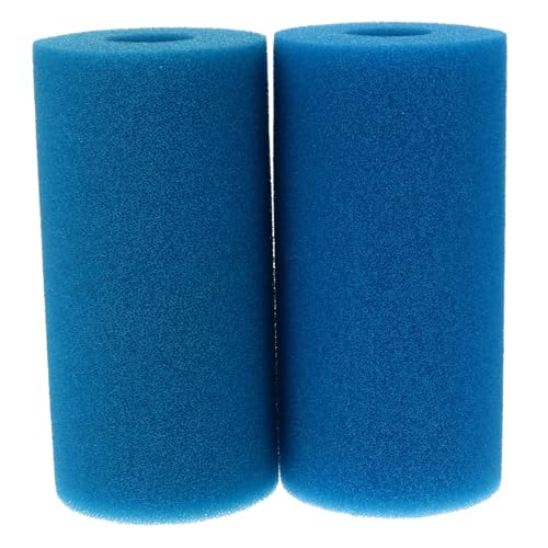 Toyvian 2 Stück Pool Filter Ersatz Schwamm Zylindrischer Filterschwamm mit Effektiver Filterfunktion Waschbar und Wiederverwendbar Geeignet für Poolpumpen zur Entfernung von Schmutz und Toyvian 2 Stück Pool Filter Ersatz Schwamm Zylindrischer Filterschwamm mit Effektiver Filterfunktion Waschbar und Wiederverwendbar Geeignet für Poolpumpen zur Entfernung von Schmutz und von Toyvian