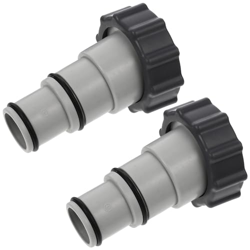 Toyvian 2 Stück Pool Schlauchadapter Schnelle Verbindung für Filter und Tauchpumpen Langlebig und Installieren Geeignet für Pools und Zubehör von Toyvian