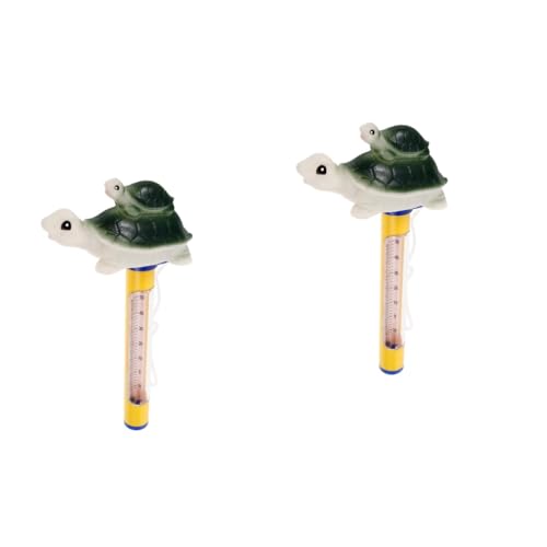 Toyvian 2 Stück Pool Thermometer für Schwimmendes Wasserthermometer Form Schildkröte für und Außenbereiche als Badetoy Präzise Temperaturanzeige Celsius und Fahrenheit Leicht und Langlebig Toyvian 2 Stück Pool Thermometer für Schwimmendes Wasserthermometer Form Schildkröte für und Außenbereiche als Badetoy Präzise Temperaturanzeige Celsius und Fahrenheit Leicht und Langlebig von Toyvian