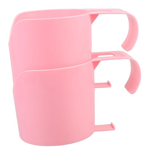 Toyvian 2 Stück Poolspeicherbecher Becherhalter für Schwimmbecken Swimmingpool -Becherhalter oberirdischer Pool-Getränkehalter Getränkebecherhalter aus Kunststoff pp Rosa von Toyvian