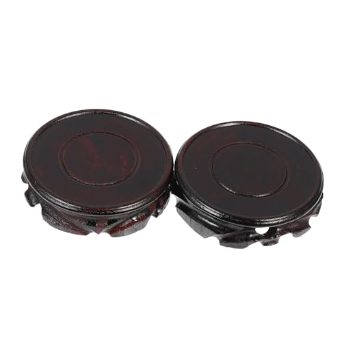 Toyvian 2 Stück Runde Holzsockel Stabile Artware Display Basis Retro Stil mit Glatter Oberfläche für Blumentöpfe Vasen Skulpturen und Dekorationsobjekte Toyvian 2 Stück Runde Holzsockel Stabile Artware Display Basis Retro Stil mit Glatter Oberfläche für Blumentöpfe Vasen Skulpturen und Dekorationsobjekte von Toyvian