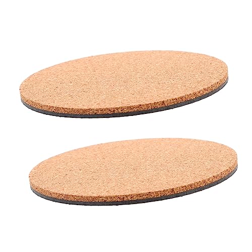 Toyvian 2 Stück Runder Blumenkissen Matten Untersetzer Drinnen Anlage Natürlich Pads Eingetopft Pflanzetaucers Tabletts Blumentopfmatte Innenpflanzenschale Garten-pflanzmatte Kork von Toyvian