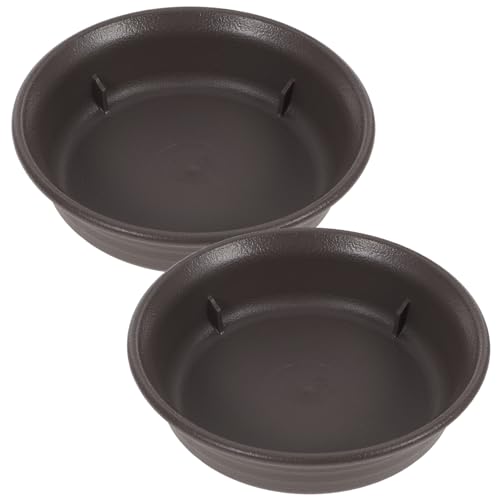Toyvian 2 Stück Runder Pflanzuntersetzer Kunststoff Robuste Blumentopfuntertasse für Sauberes Gießen Tiefe Drainage Passt zu Töpfen für Garten und Wohnung Toyvian 2 Stück Runder Pflanzuntersetzer Kunststoff Robuste Blumentopfuntertasse für Sauberes Gießen Tiefe Drainage Passt zu Töpfen für Garten und Wohnung von Toyvian