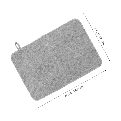 Toyvian 2 Stück Sauna Sitzmatte Dicke Filz Matte Wärmedämmung Wasserabsorbierend Langlebig Bequem Vielseitig für Sauna Zuhause Spa Hotel von Toyvian