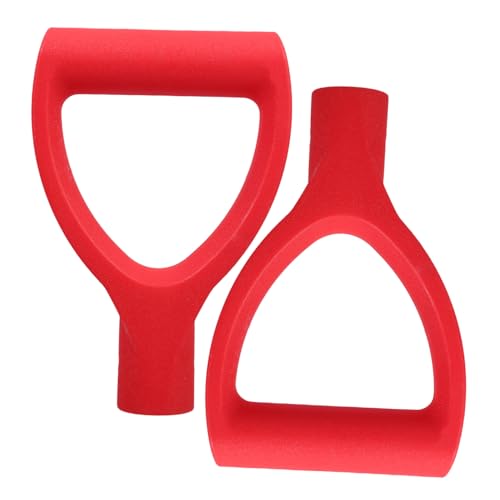Toyvian 2 Stück Schaufelstiel Winterschaufel Hebelgriff Garten Polypropylen Griff Rodungsspaten Schaufeln Lagergriff Aufsatzteil Ergonomische Schaufeln Zum Graben Stiele Rot Pp von Toyvian