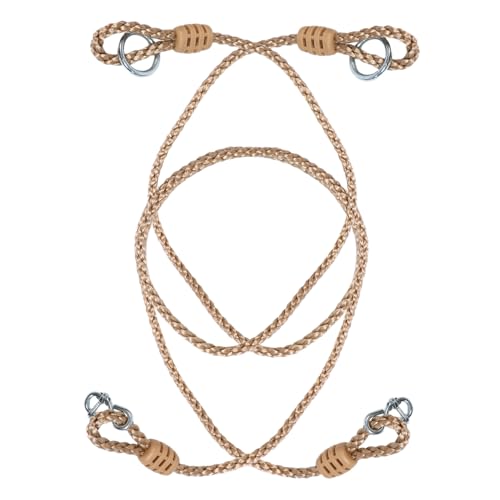 Toyvian 2 Stück Schaukelverlängerung Schwerlast PE Metall Verstellbare Erweiterungsschlaufe Für Baum Schaukeln Hängematten Spielplatz Zubehör Kompatibel von Toyvian