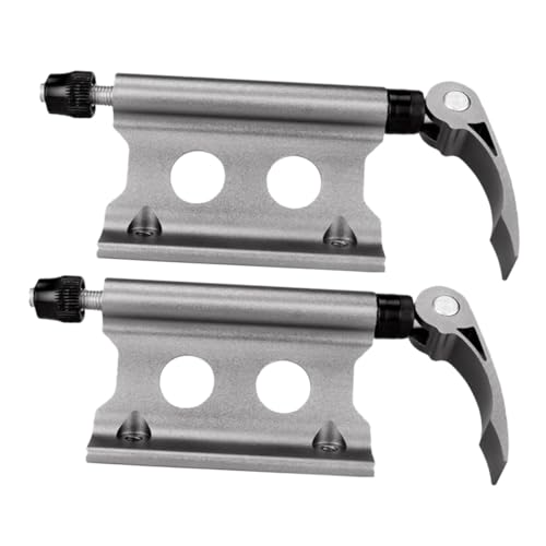 Toyvian 2 Stück Schnellspanner Fahrrad Gabelhalter Stabile Frontgabel Fixierung für Fahrradträger Einfache Montage Hohe Tragfähigkeit Geeignet für Transport und Reise Tiefes Titangrau Toyvian 2 Stück Schnellspanner Fahrrad Gabelhalter Stabile Frontgabel Fixierung für Fahrradträger Einfache Montage Hohe Tragfähigkeit Geeignet für Transport und Reise Tiefes Titangrau von Toyvian