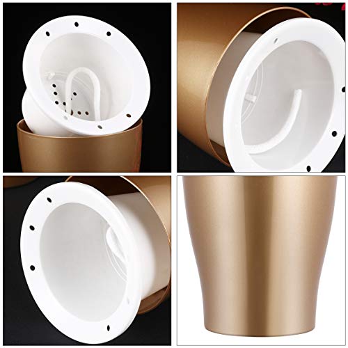 Toyvian 2 Stück Selbstabsorbierender Baumwollseilblütentopf Groß Drinnen Wachsend Klare Töpfe Für Pflanzen Kunstpflanze Gefälscht Anlage Fälschung Im Freien Golden Toyvian 2 Stück Selbstabsorbierender Baumwollseilblütentopf Groß Drinnen Wachsend Klare Töpfe Für Pflanzen Kunstpflanze Gefälscht Anlage Fälschung Im Freien Golden von Toyvian
