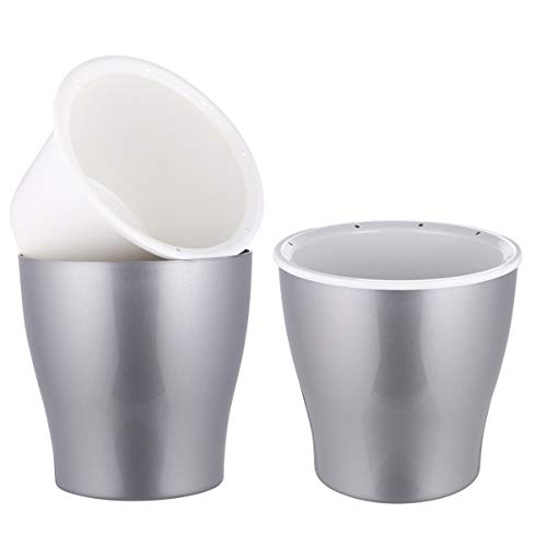Toyvian 2 Stück Selbstabsorbierender Baumwollseilblütentopf Selbstbewässernde Pflanzgefäße Zimmerpflanze Mini Pflanzen Selbstbewässernder Pflanztopf Selbstwassertopf Silver Toyvian 2 Stück Selbstabsorbierender Baumwollseilblütentopf Selbstbewässernde Pflanzgefäße Zimmerpflanze Mini Pflanzen Selbstbewässernder Pflanztopf Selbstwassertopf Silver von Toyvian