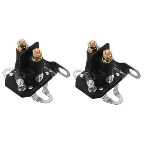 Toyvian 2 Stück Solenoid Magnetventil für Autos Langlebiges Starterrelais für Rasenmäher Kompatibel mit Installieren Hohe Stabilität und Dauerhaftigkeit für Reparaturen von Toyvian