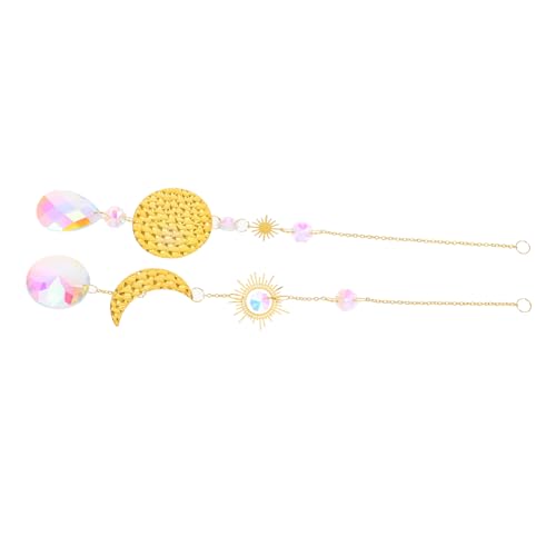 Toyvian 2stücke Transparente Kristallglas Prismen Hängende Dekoration Für Fenster Und Garten Boho-Stil Kunstvolle Lichtspiele Für Innenräume Toyvian 2stücke Transparente Kristallglas Prismen Hängende Dekoration Für Fenster Und Garten Boho-Stil Kunstvolle Lichtspiele Für Innenräume von Toyvian