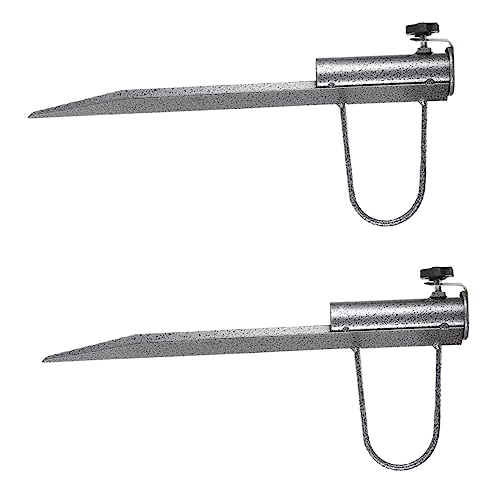 Toyvian 2 Stück Sonnenschirmständer Erdspieß Stabiler Bodenanker für Sonnenschirme zu Installieren für Strand und Garten und Robust Hält bei Starkem Wind Toyvian 2 Stück Sonnenschirmständer Erdspieß Stabiler Bodenanker für Sonnenschirme zu Installieren für Strand und Garten und Robust Hält bei Starkem Wind von Toyvian