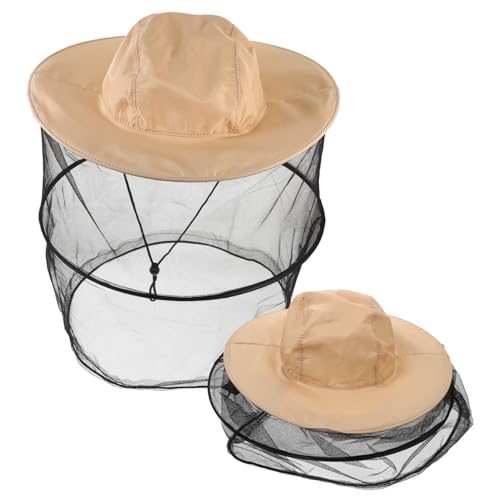 Toyvian 2 Stück Sonnenschutz-Imkerhut Netz Jethelm Tragbarer Imkerhut wiederverwendbare Imkermütze Imkerhutkostüm faltbarer Imkerhut Bienenzuchtschleier Imkerhauben Baumwollpolyester Beige Toyvian 2 Stück Sonnenschutz-Imkerhut Netz Jethelm Tragbarer Imkerhut wiederverwendbare Imkermütze Imkerhutkostüm faltbarer Imkerhut Bienenzuchtschleier Imkerhauben Baumwollpolyester Beige von Toyvian