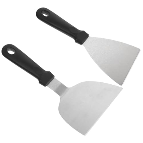 Toyvian Steak Bratspatel Hitzebeständiger Küchenhelfer für Grillen Braten und Wenden Lebensmittelechter Spatel mit Griff 2 Stück für Teppanyaki und Steak Toyvian Steak Bratspatel Hitzebeständiger Küchenhelfer für Grillen Braten und Wenden Lebensmittelechter Spatel mit Griff 2 Stück für Teppanyaki und Steak von Toyvian