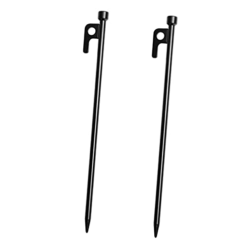 Toyvian 2 Stück Stabile Sturmsichere Zelt heringe aus Metall Robuste Camping Erdnägel mit Haken für Harte Böden zum Befestigen von Zelten Planen und Markisen im Outdoor Bereich Toyvian 2 Stück Stabile Sturmsichere Zelt heringe aus Metall Robuste Camping Erdnägel mit Haken für Harte Böden zum Befestigen von Zelten Planen und Markisen im Outdoor Bereich von Toyvian
