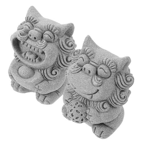Toyvian 2 Stück Steinlöwen Ornament Miniatur Löwen Mini Löwenfigur Löwenform Schreibtisch Schreibtisch Löwen Ornament Löwenstatue Schreibtisch Löwen Schmuck Toyvian 2 Stück Steinlöwen Ornament Miniatur Löwen Mini Löwenfigur Löwenform Schreibtisch Schreibtisch Löwen Ornament Löwenstatue Schreibtisch Löwen Schmuck von Toyvian