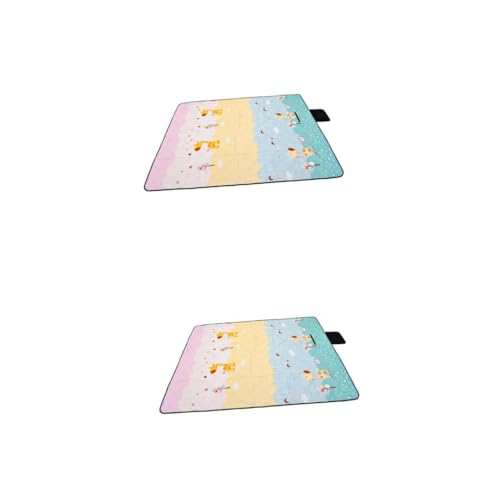 Toyvian 2 Stück Strand Tischset Kleine Picknickdecke Strandmatte Sand Picknickmatte groß Erwachsene Matten Strandkissen Picknickdecke im Freien Picknick-Stranddecke Strandauflage Baumwolle Toyvian 2 Stück Strand Tischset Kleine Picknickdecke Strandmatte Sand Picknickmatte groß Erwachsene Matten Strandkissen Picknickdecke im Freien Picknick-Stranddecke Strandauflage Baumwolle von Toyvian