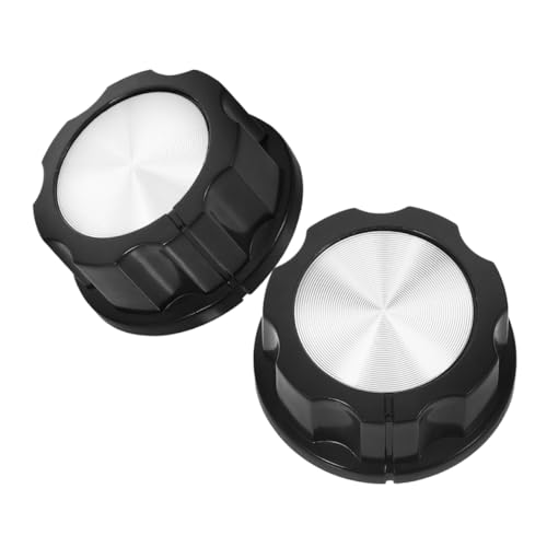 Toyvian 2 Stück Taste Für Küchengeräte Brennerknöpfe Drehknöpfe Für Gasgrills Backofenknöpfe Ersatz Küchenherdknopf Universal-bedienknöpfe Schalterknopf Für Backofensteuerung Abs Black von Toyvian