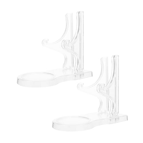 Toyvian 2 Stück Teiliges Acryl Goblet Display Rack und Saucer Display Stand aus Hochwertigem Material Multifunktionaler Tassen Tellerhalter für Elegantes Tischgeschirr Toyvian 2 Stück Teiliges Acryl Goblet Display Rack und Saucer Display Stand aus Hochwertigem Material Multifunktionaler Tassen Tellerhalter für Elegantes Tischgeschirr von Toyvian