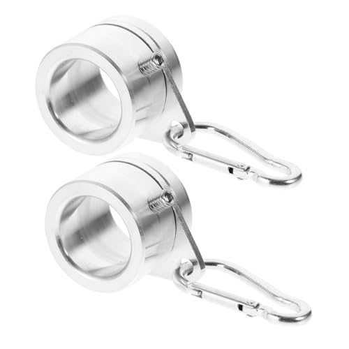 Toyvian 2 Stück Teiliges Aluminiumlegierung Fahnenmast Montagering Drehbar Anti verhedderung Flaggenhalter Langlebig Einfache Installation für Fahnenmast Zubehör von Toyvian
