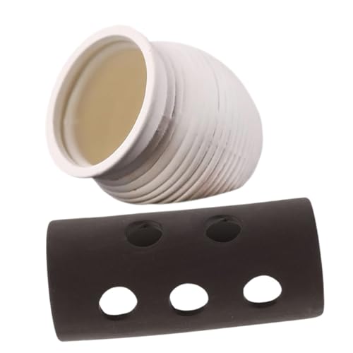 Toyvian 2 Stück Teiliges Aquarium Versteck Höhle für Garnelen und Betta Fischzucht Unterschlupf mit Einfachem Reinigungssystem Dekoratives Versteck für Goldfische und Kleine Aquarien Toyvian 2 Stück Teiliges Aquarium Versteck Höhle für Garnelen und Betta Fischzucht Unterschlupf mit Einfachem Reinigungssystem Dekoratives Versteck für Goldfische und Kleine Aquarien von Toyvian