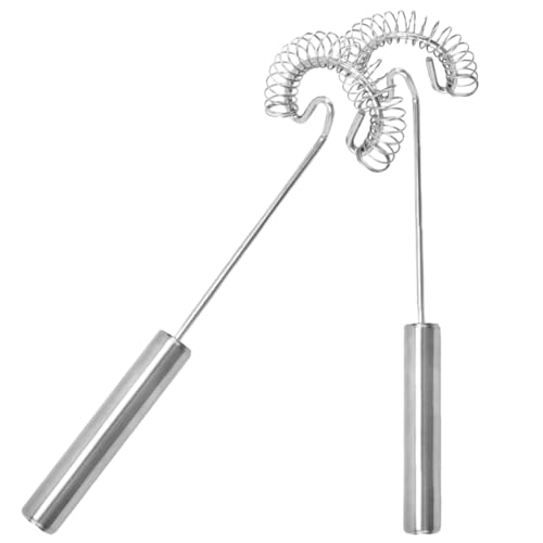 Toyvian 2 Stück Teiliges Edelstahl Ei schneebesen mit Ergonomischem Handgriff Manueller Milchaufschäumer und Eimixer mit Federndem Rührkopf Leicht Effizient für Küche und Backen Toyvian 2 Stück Teiliges Edelstahl Ei schneebesen mit Ergonomischem Handgriff Manueller Milchaufschäumer und Eimixer mit Federndem Rührkopf Leicht Effizient für Küche und Backen von Toyvian