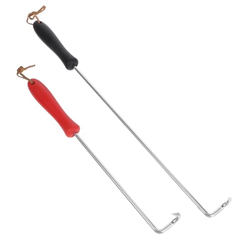 Toyvian 2 Stück Teiliges Fleischhaken mit Hitzebeständigem Kunststoffgriff Robuster Grillwender für Braten Truthahn Gemüse Sicherer Outdoor und Indoor Kochhelfer mit Aufhängeöse Toyvian 2 Stück Teiliges Fleischhaken mit Hitzebeständigem Kunststoffgriff Robuster Grillwender für Braten Truthahn Gemüse Sicherer Outdoor und Indoor Kochhelfer mit Aufhängeöse von Toyvian