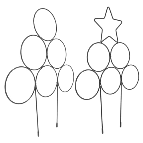 Toyvian 2stücke Gartenspalier Für Kletterpflanzen Rankgitter Aus Eisen Für Topfpflanzen Blumentopfständer Für Draußen Klettergerüst Für Gartenblumen Gartenständer Für Balkon Und von Toyvian