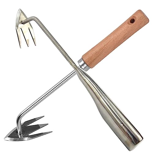 Toyvian 2 Stück Teiliges Gartenwerkzeug Robuste Hand Unkrautstecher und Ergonomisch für Müheloses Jäten und Wurzelentfernung für Gartenpflege und Unkrautentfernung von Toyvian