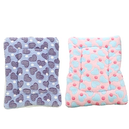 Toyvian 2 Stück Teiliges Haustier Schlafkissen Warme Weiche Baumwoll Matratze für Kleine Hunde und Katzen Rutschfestes Langlebiges Schlafmatten Pad für Käfig Auto und Sofa Zufällige Farbe Toyvian 2 Stück Teiliges Haustier Schlafkissen Warme Weiche Baumwoll Matratze für Kleine Hunde und Katzen Rutschfestes Langlebiges Schlafmatten Pad für Käfig Auto und Sofa Zufällige Farbe von Toyvian