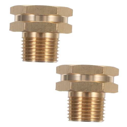Toyvian 2 Stück Teiliges Messing Gartenschlauch Adapterset Ght Weiblich zu Npt Männlich Dichtes Gewindedesign Langlebiger Wasserrohr Verbinder für Gartenbewässerung und Außenanwendungen Toyvian 2 Stück Teiliges Messing Gartenschlauch Adapterset Ght Weiblich zu Npt Männlich Dichtes Gewindedesign Langlebiger Wasserrohr Verbinder für Gartenbewässerung und Außenanwendungen von Toyvian