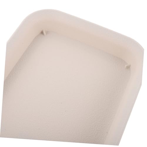Toyvian 2 Stück Teiliges Pflanzuntersetzer Strapazierfähigem Kunststoff Rechteckiges Abtropf Tablett Praktische Wasserschale für und Bonsai Töpfe Schmutz und Wasserabweisend Cremeweiß von Toyvian